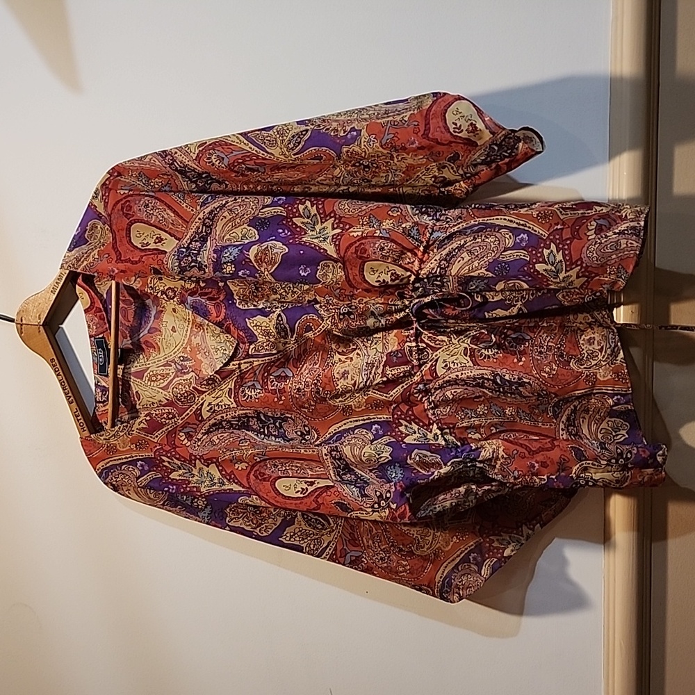 Chaps by Ralph Lauren Tunic top. size L.